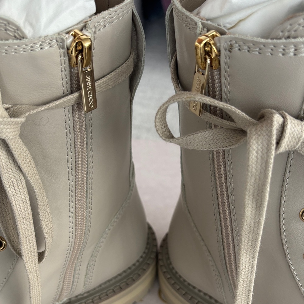 NWT - Jimmy Choo Boots - Light Sand - Picture 10 of 14